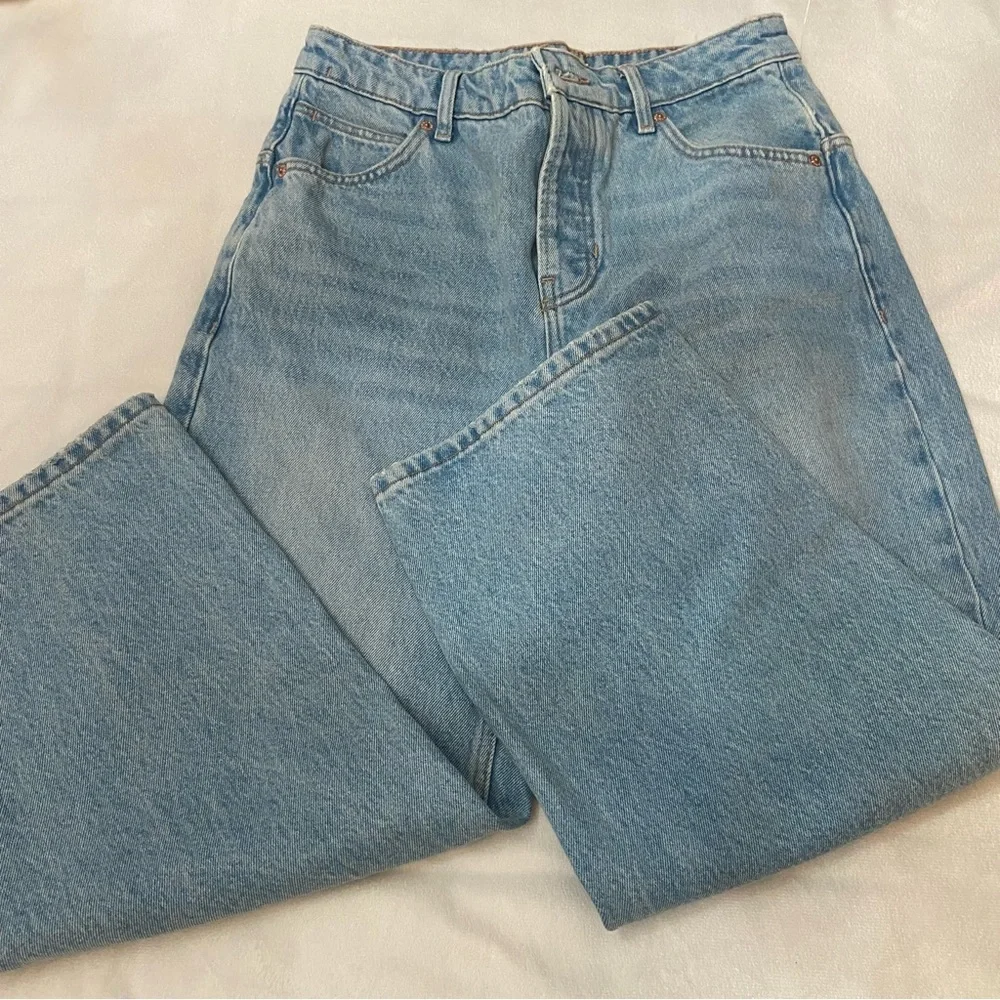 New! Free People We The Free Deep Trance Dropped Boyfriend Jeans 25 38801